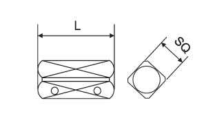3/4 square
